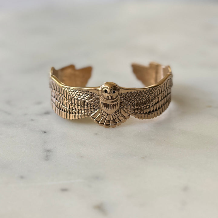 Bronze Owl Bracelet | MIMOSA Handcrafted