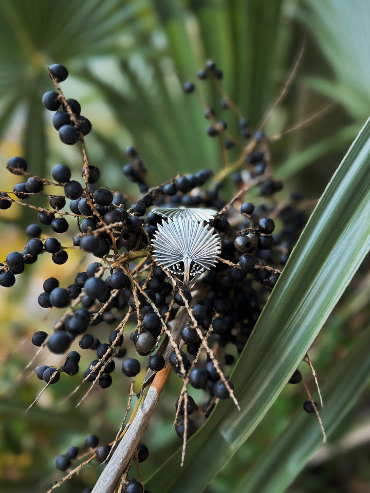 Palmetto Leaf Bracelet in sterling silver 