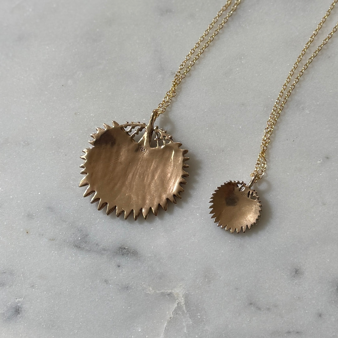 PALMETTO LEAF PENDANT — SMALL