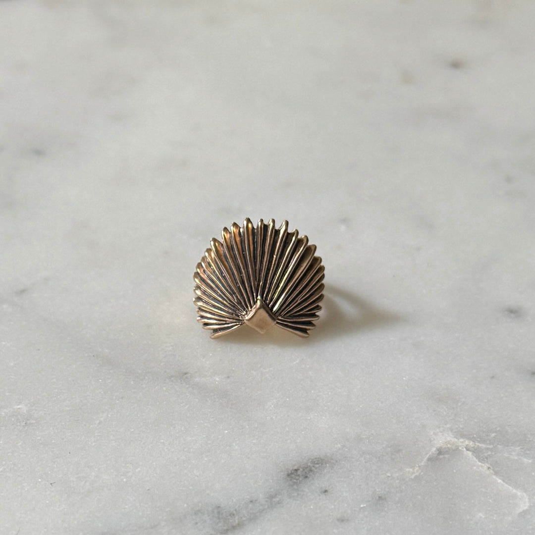 Bronze Palmetto Ring from MIMOSA Handcrafted