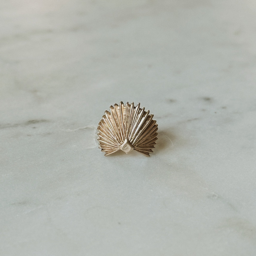 Bronze Palmetto Leaf Ring