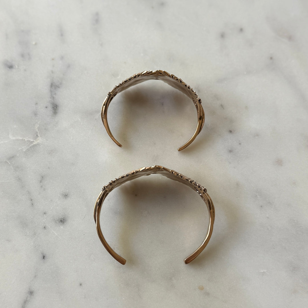 Bronze Palmetto Bracelet in small and medium size | MIMOSA Handcrafted