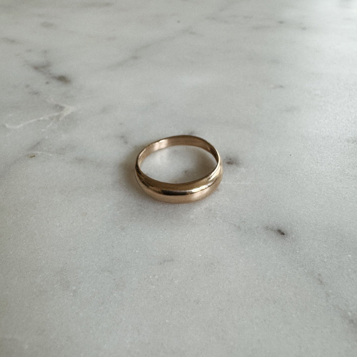 MIMOSA Handcrafted Petite Amanda Dome Ring in Bronze