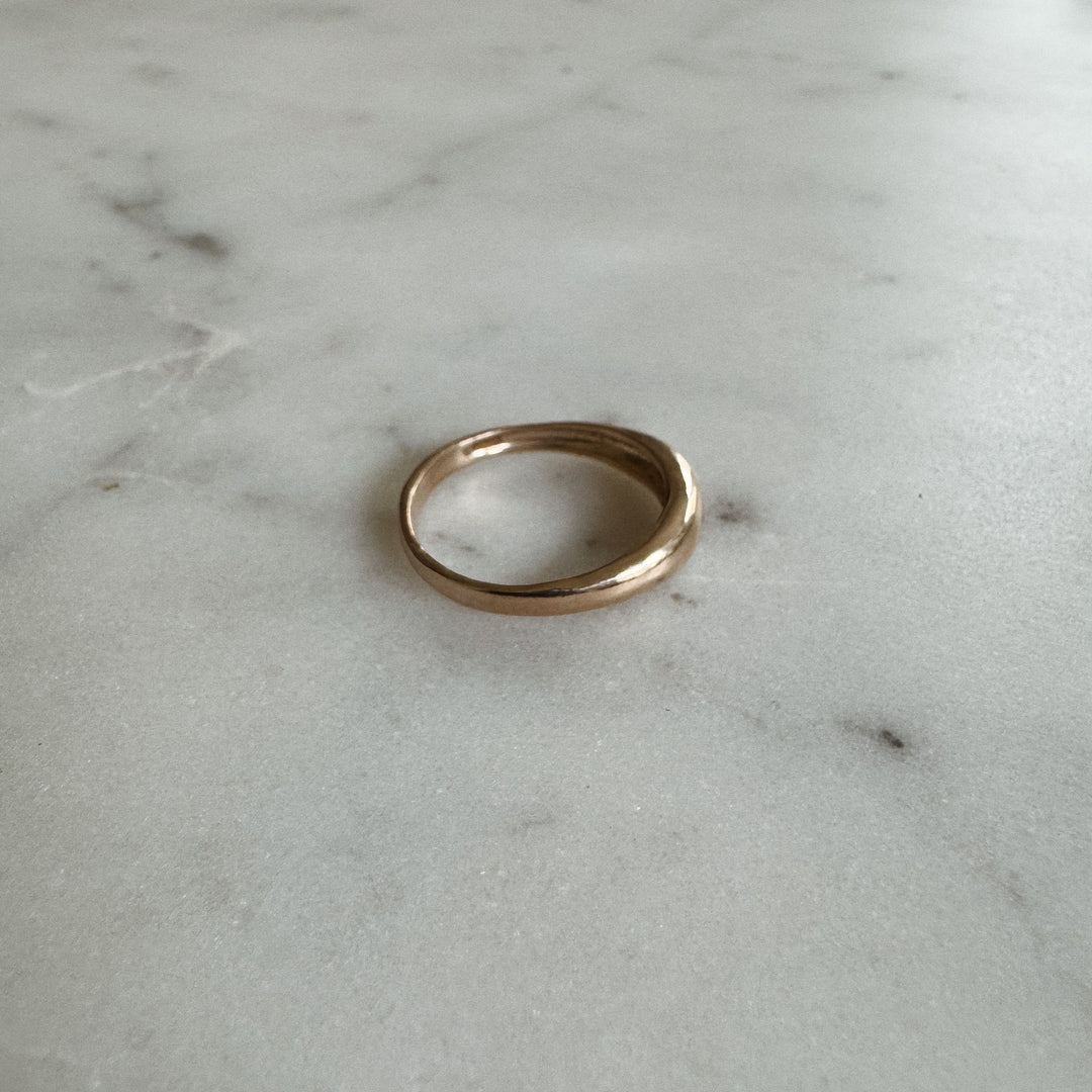 MIMOSA Handcrafted Petite Amanda Dome Ring in Bronze