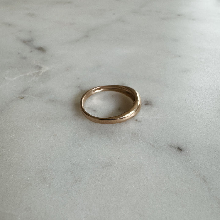 MIMOSA Handcrafted Petite Amanda Dome Ring in Bronze