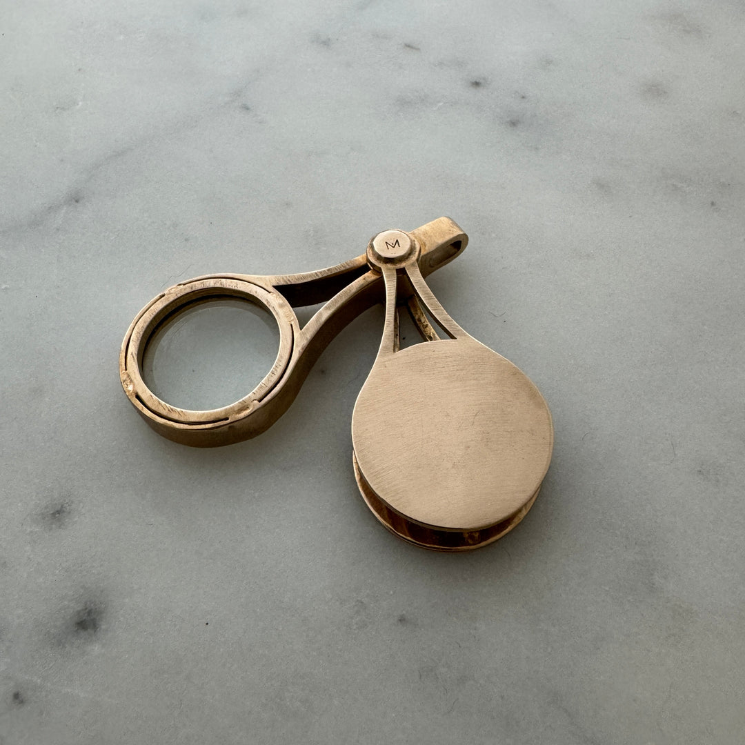 Loupe Necklace in Bronze