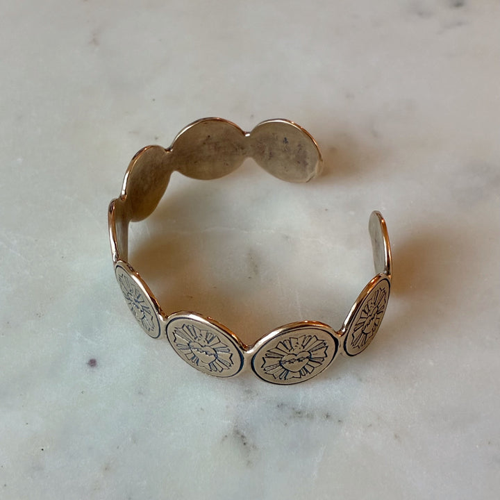 MIMOSA Handcrafted Sacred Heart Bracelet in Bronze