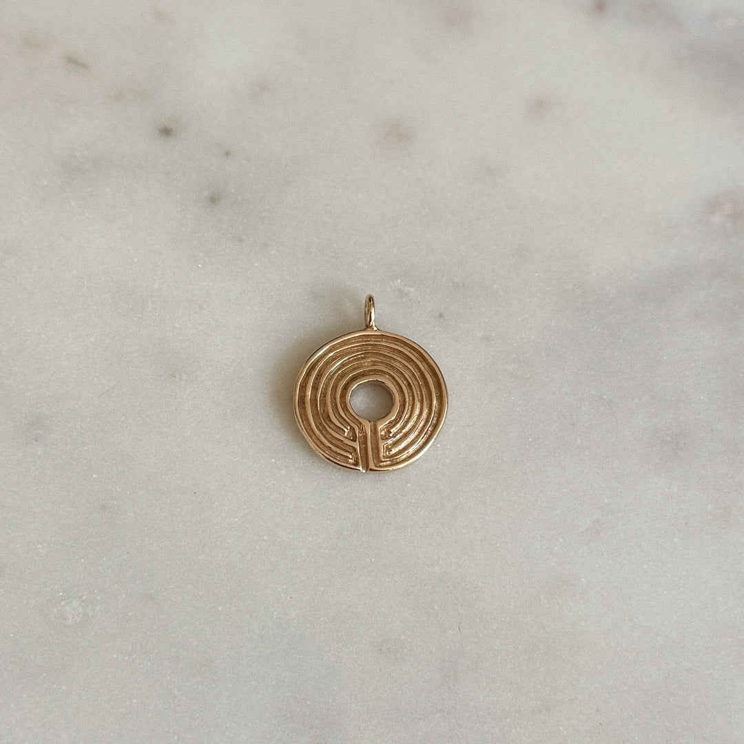 LABYRINTH PENDANT — SMALL - MIMOSA Handcrafted Jewelry