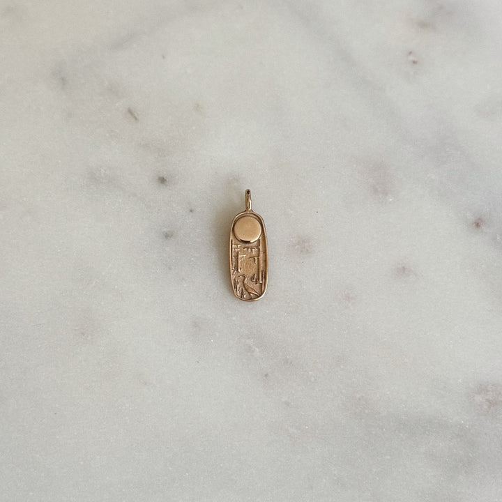 Handcrafted Southern Cypress Swamp Nature Scene Pendant in bronze