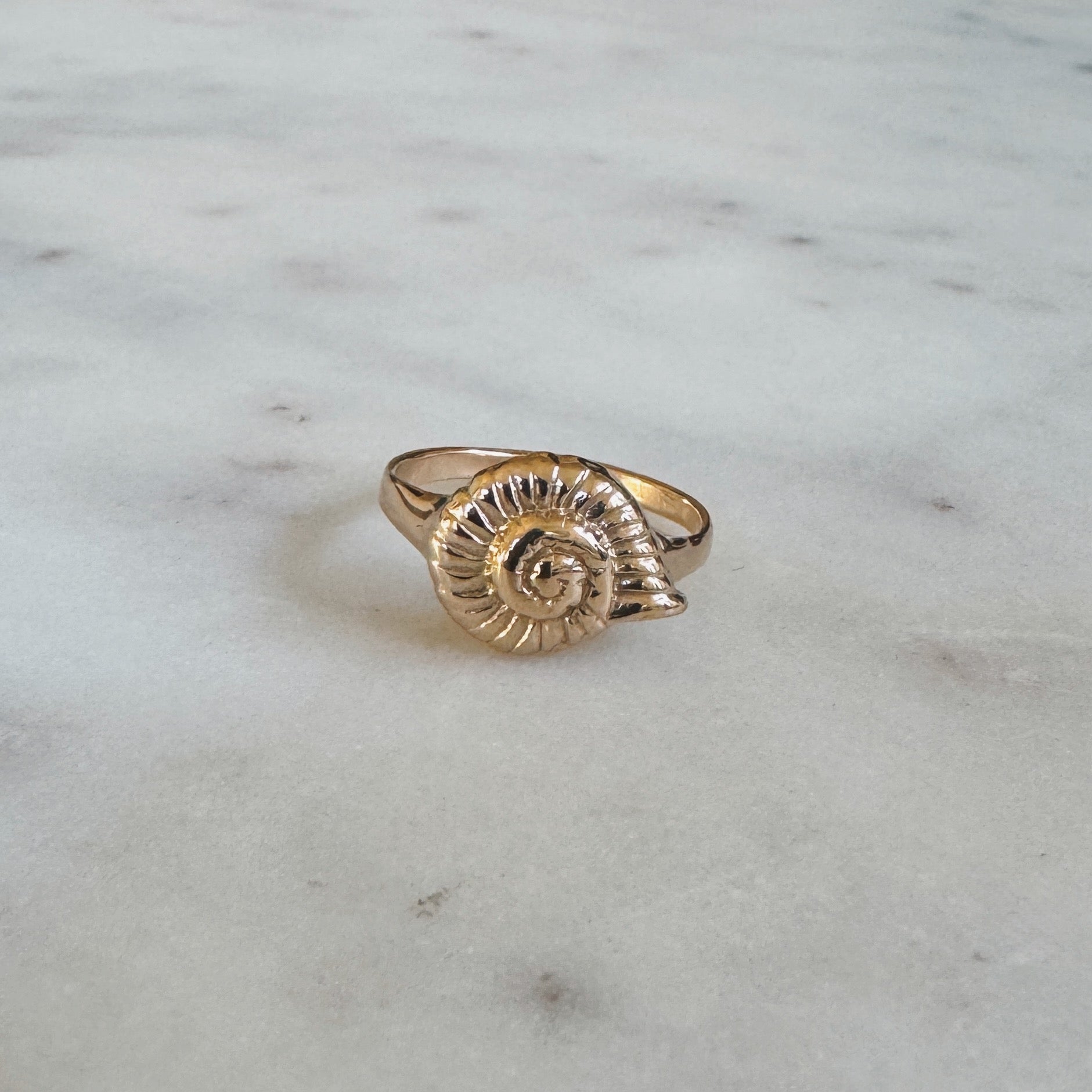 Snail Ring | Shell Ring | MIMOSA Handcrafted