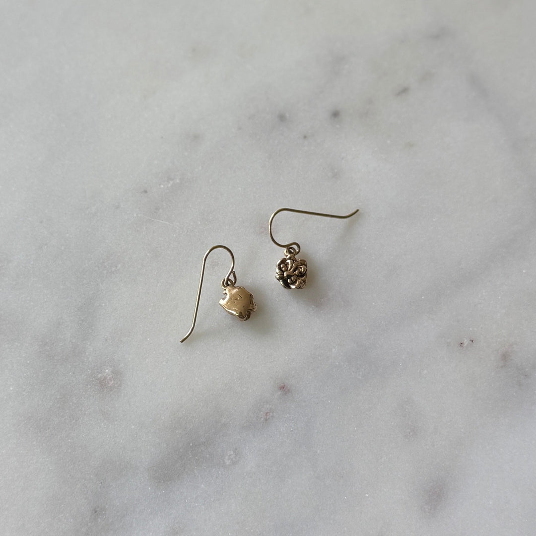 Bronze Succulent Earrings from MIMOSA Handcrafted