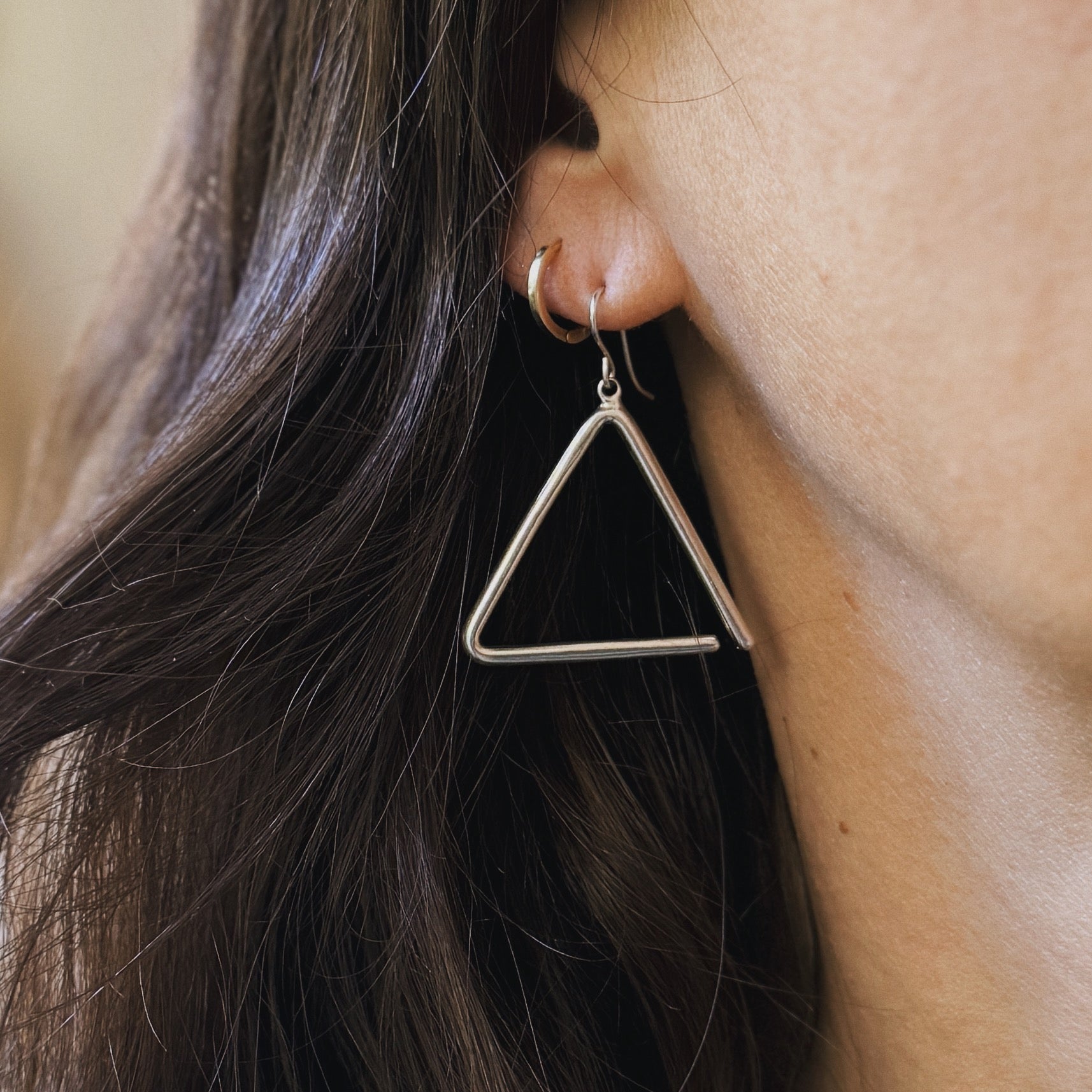 Triangle Earrings | MIMOSA Handcrafted