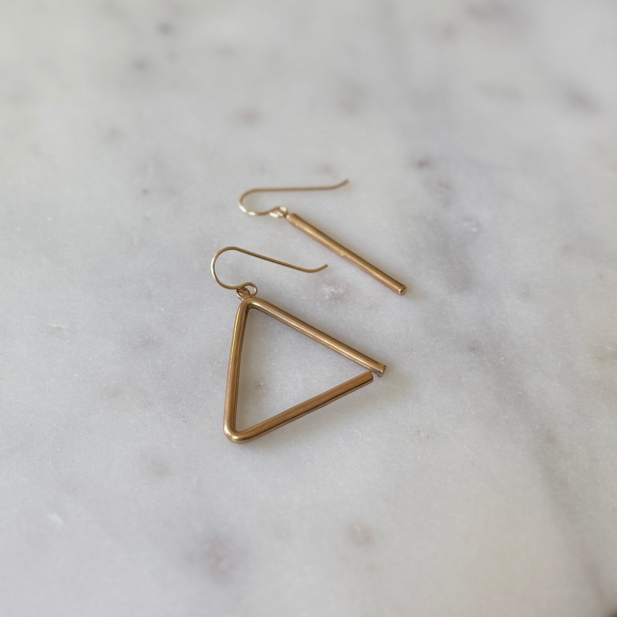 Triangle Earrings | MIMOSA Handcrafted