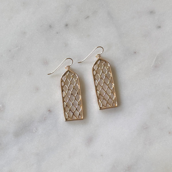 Stained Glass Window Earrings | MIMOSA Handcrafted