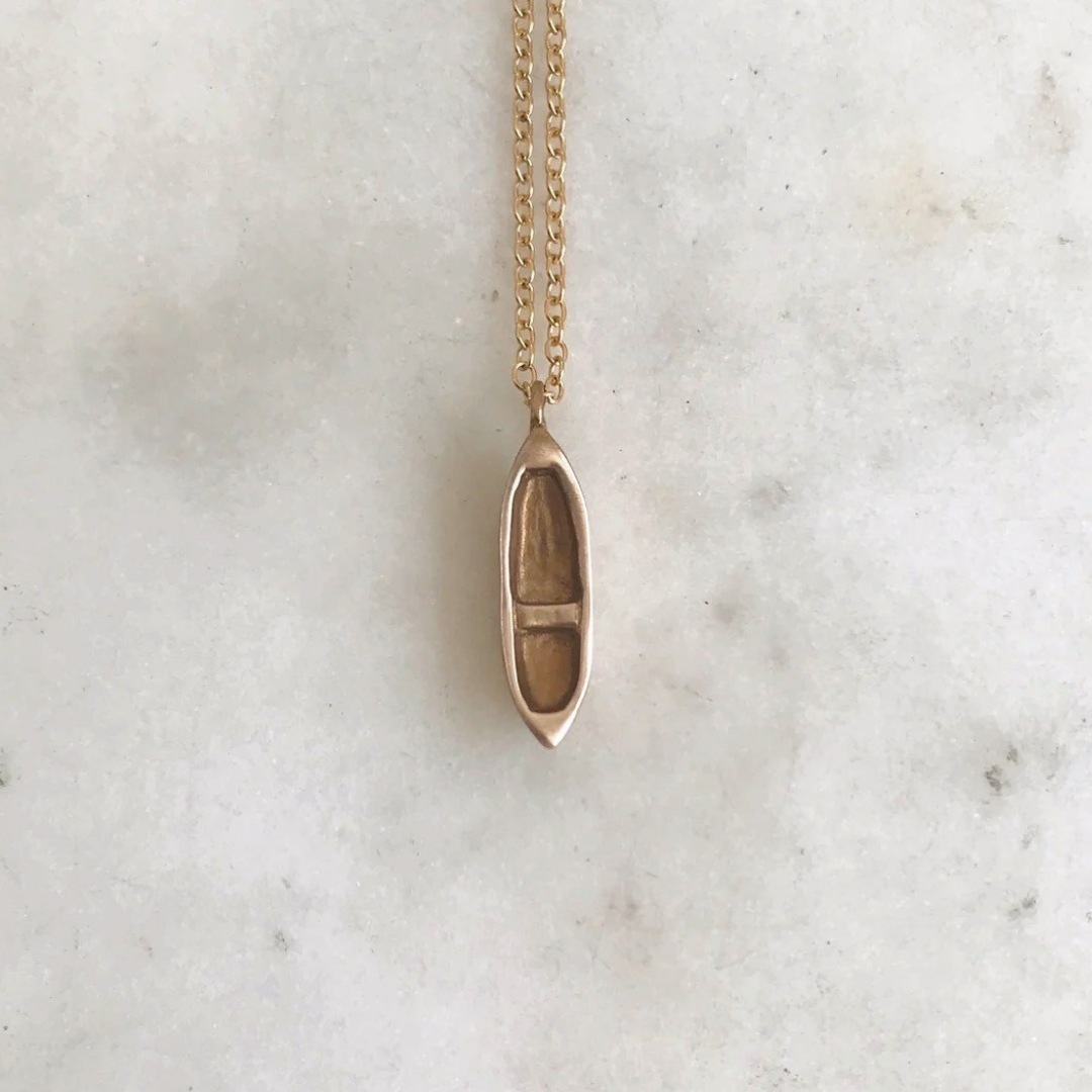Pirogue Boat Pendant from MIMOSA Handcrafted