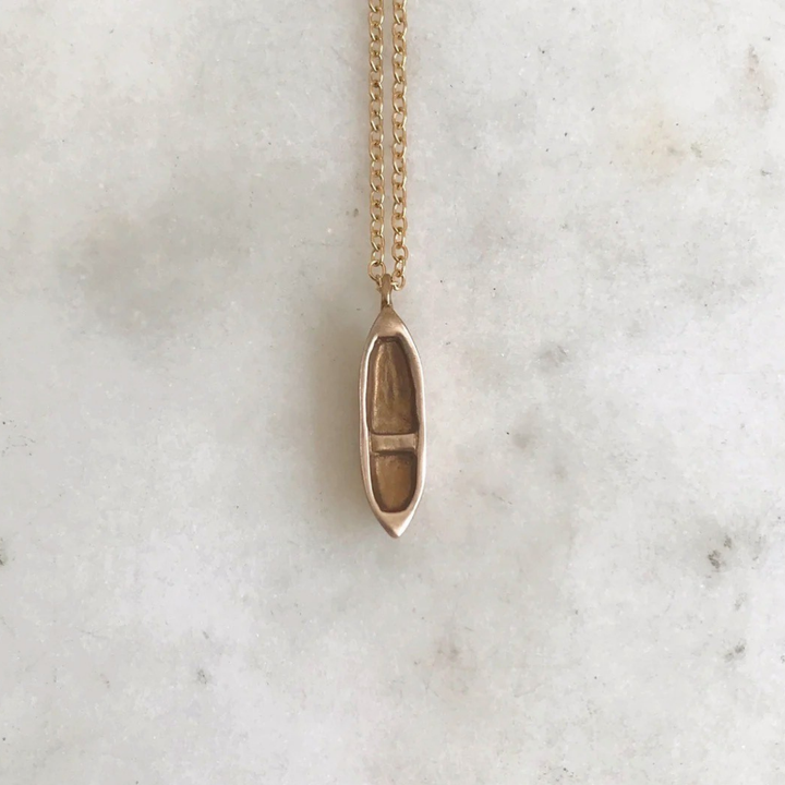 Pirogue Boat Pendant from MIMOSA Handcrafted