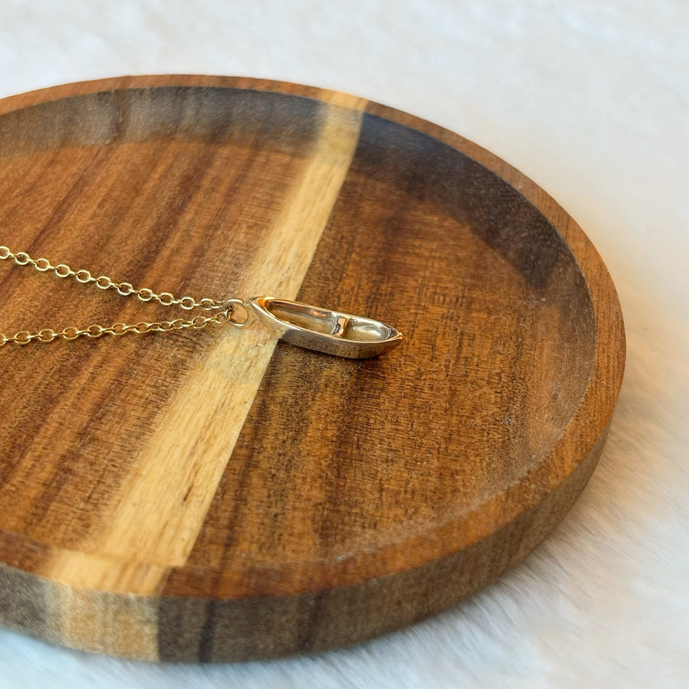 Pirogue Boat Pendant from MIMOSA Handcrafted