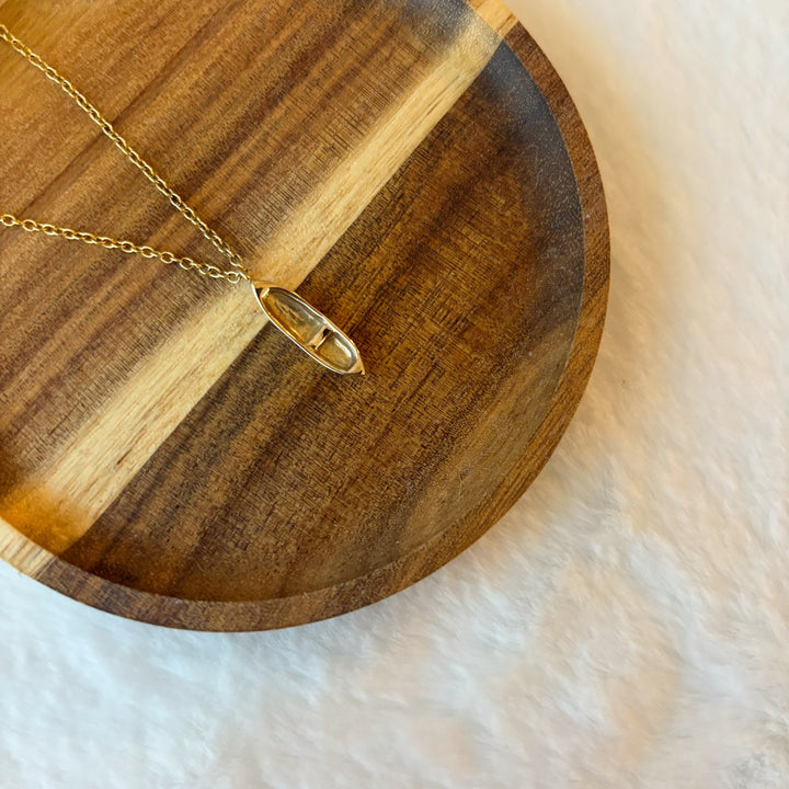 Pirogue Boat Pendant from MIMOSA Handcrafted