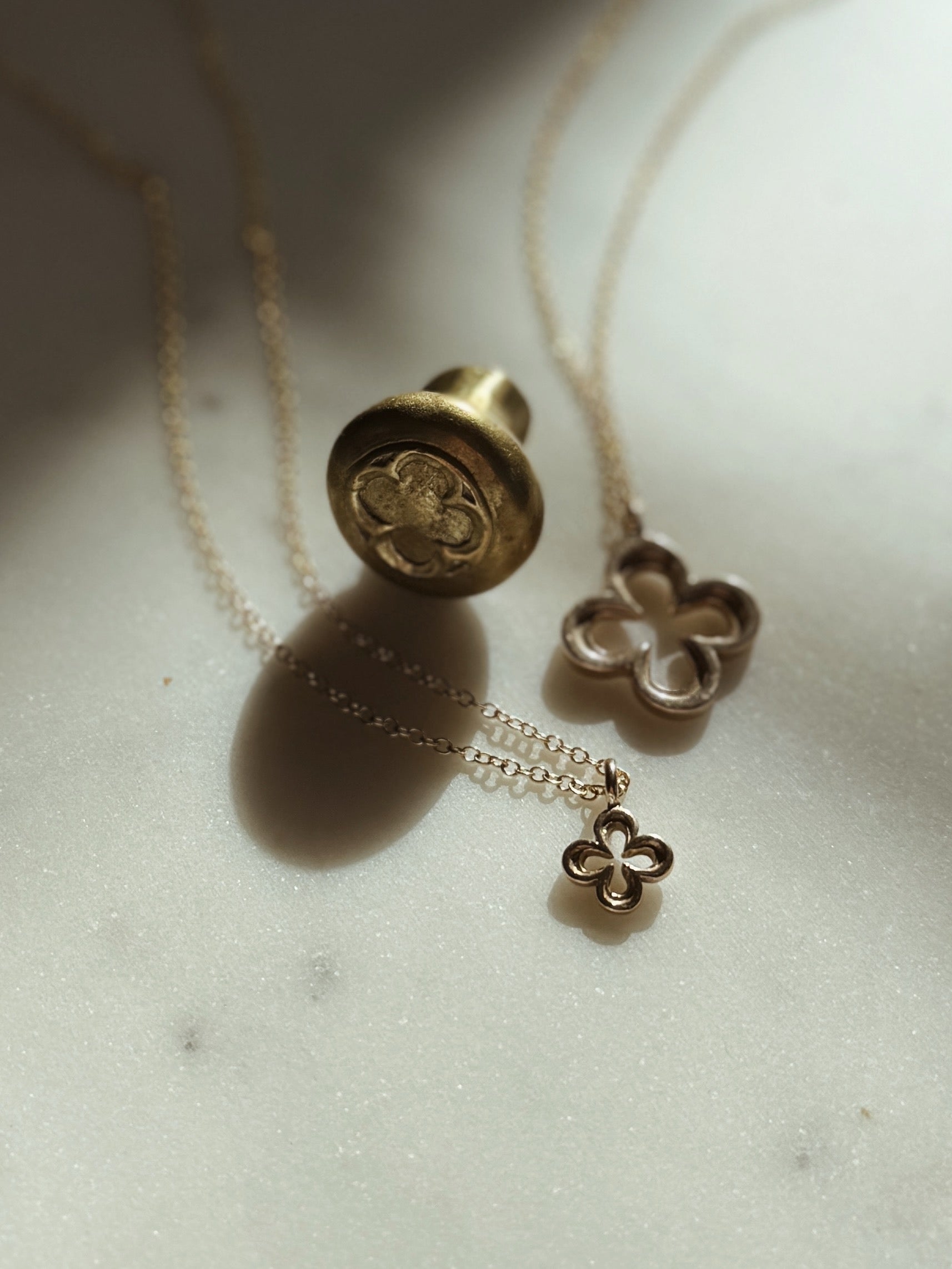 Small Quatrefoil Necklace | MIMOSA Handcrafted