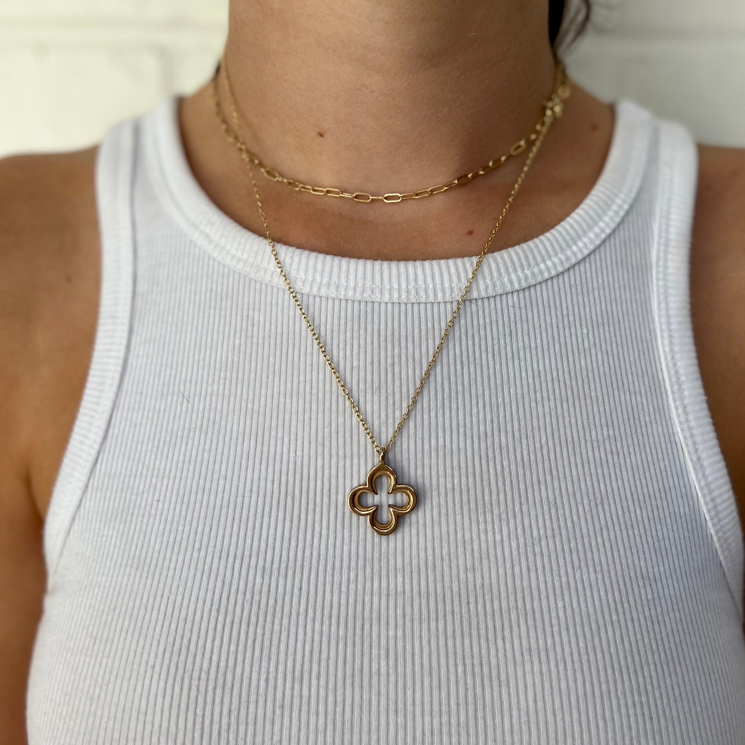 Quatrefoil Necklace | MIMOSA Handcrafted