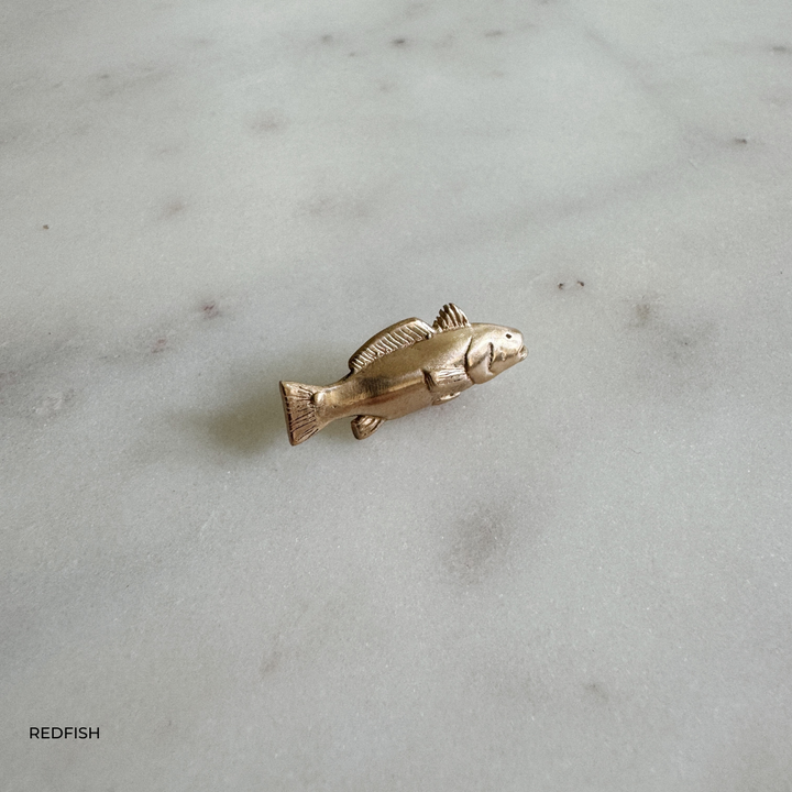 MIMOSA Handcrafted Redfish Pin