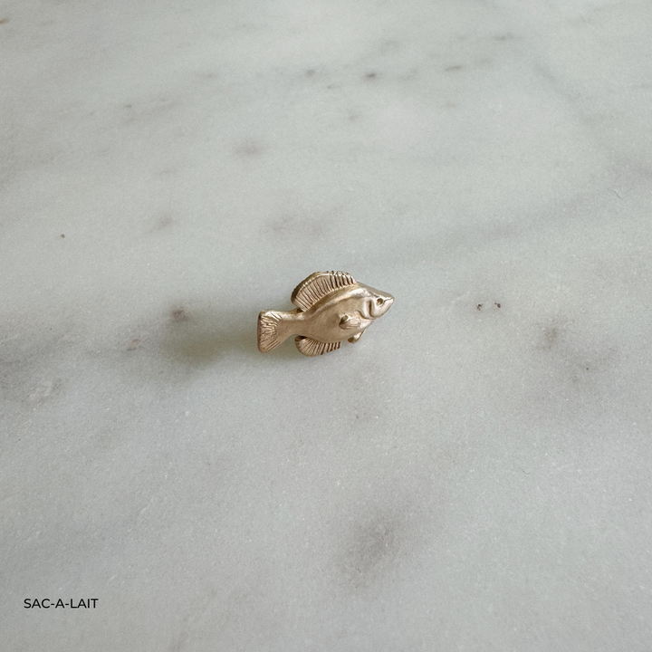 MIMOSA Handcrafted Sac-A-Lait Fish Pin