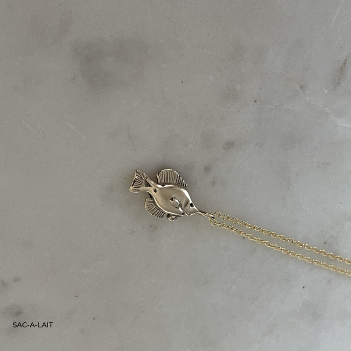 14K GOLD FISH PENDANTS