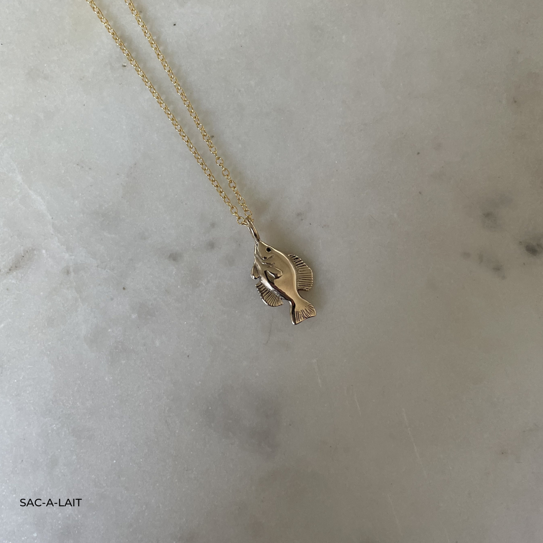 14K GOLD FISH PENDANTS