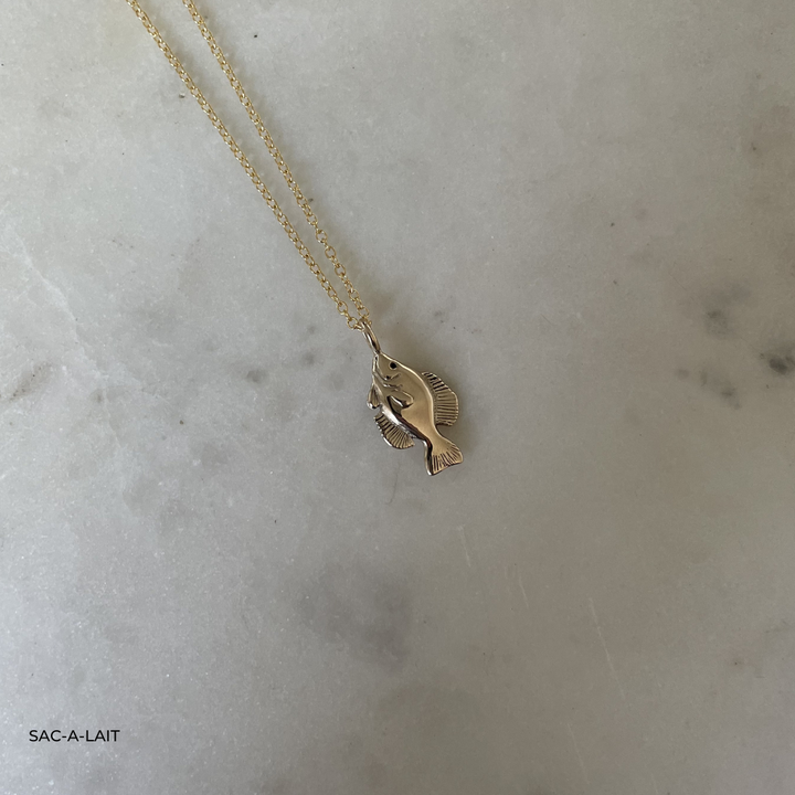 14K GOLD FISH PENDANTS