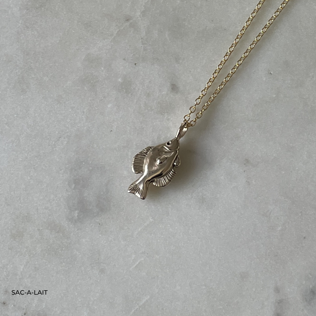 14K GOLD FISH PENDANTS