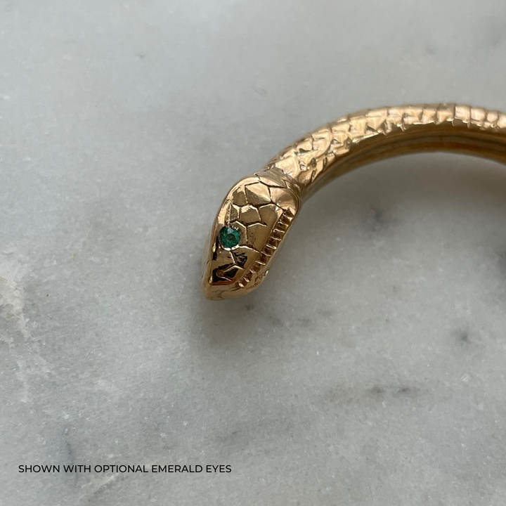 Snake Cuff With Stones | MIMOSA Handcrafted