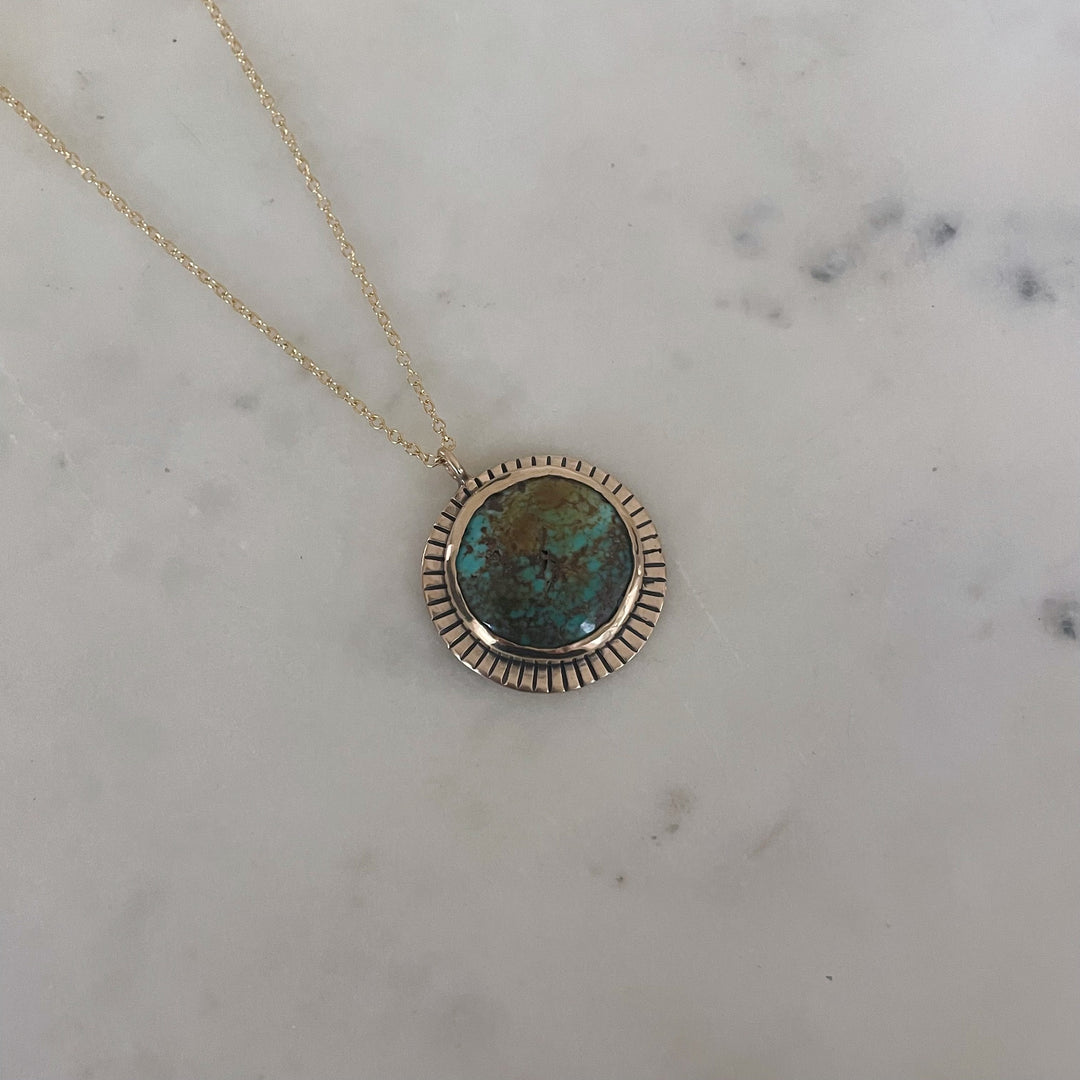 Unique Patagonia Turquoise Pendant from MIMOSA Handcrafted