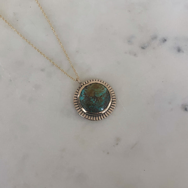 Unique Patagonia Turquoise Pendant from MIMOSA Handcrafted
