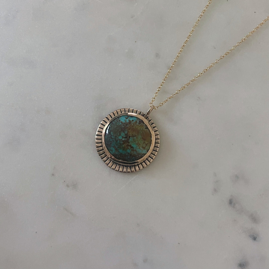 Unique Patagonia Turquoise Pendant from MIMOSA Handcrafted