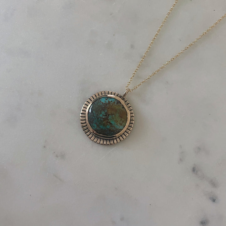 Unique Patagonia Turquoise Pendant from MIMOSA Handcrafted