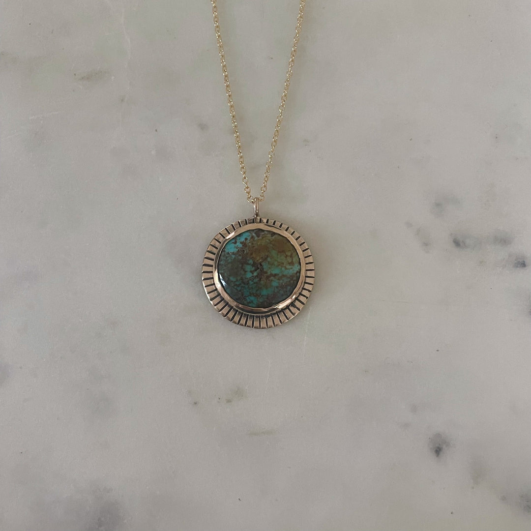 Unique Patagonia Turquoise Pendant from MIMOSA Handcrafted