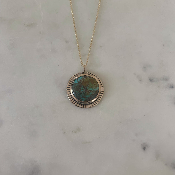 Unique Patagonia Turquoise Pendant from MIMOSA Handcrafted