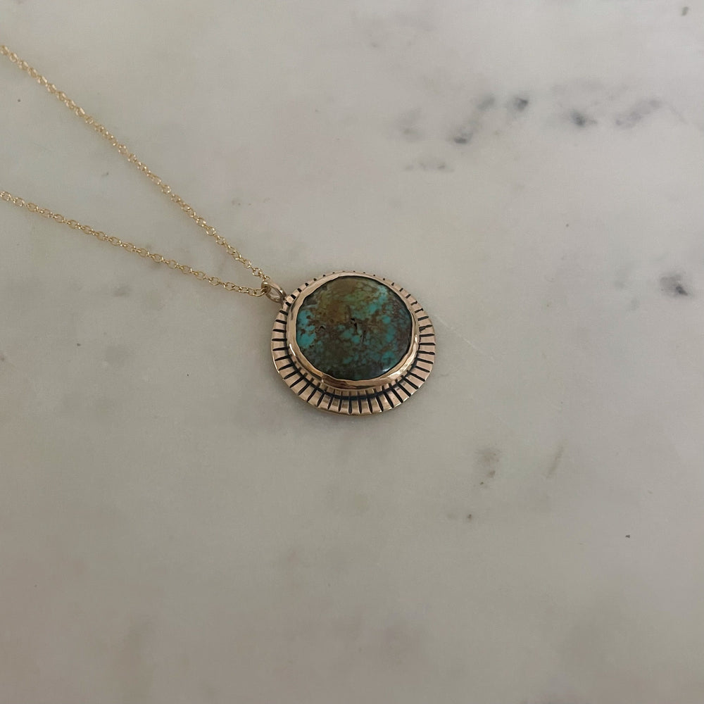 Unique Patagonia Turquoise Pendant from MIMOSA Handcrafted