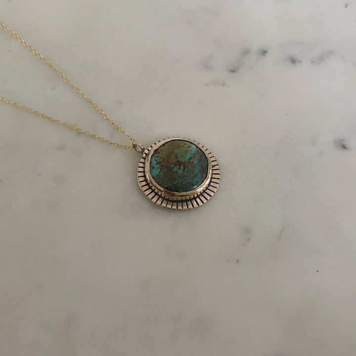 Unique Patagonia Turquoise Pendant from MIMOSA Handcrafted