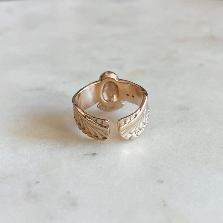 14K Gold Owl Ring | MIMOSA Handcrafted