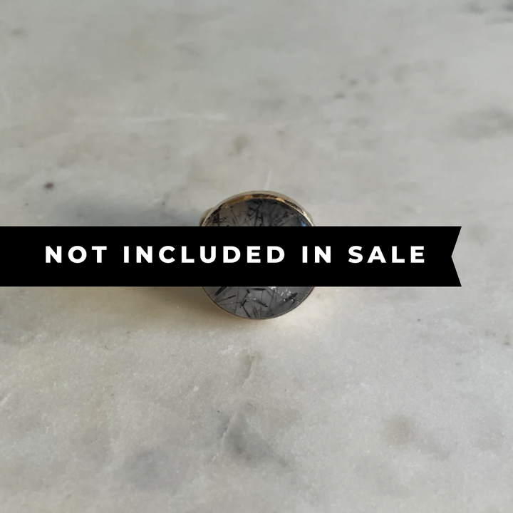 MOTHER TREE RING — TOURMALINATED QUARTZ — ONE OF A KIND