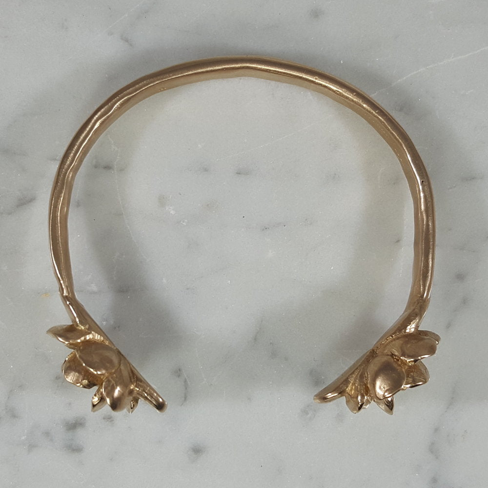 Skinny Silver Cuff, Magnolia Flower Cuff Bracelet – Fabulous Creations  Jewelry