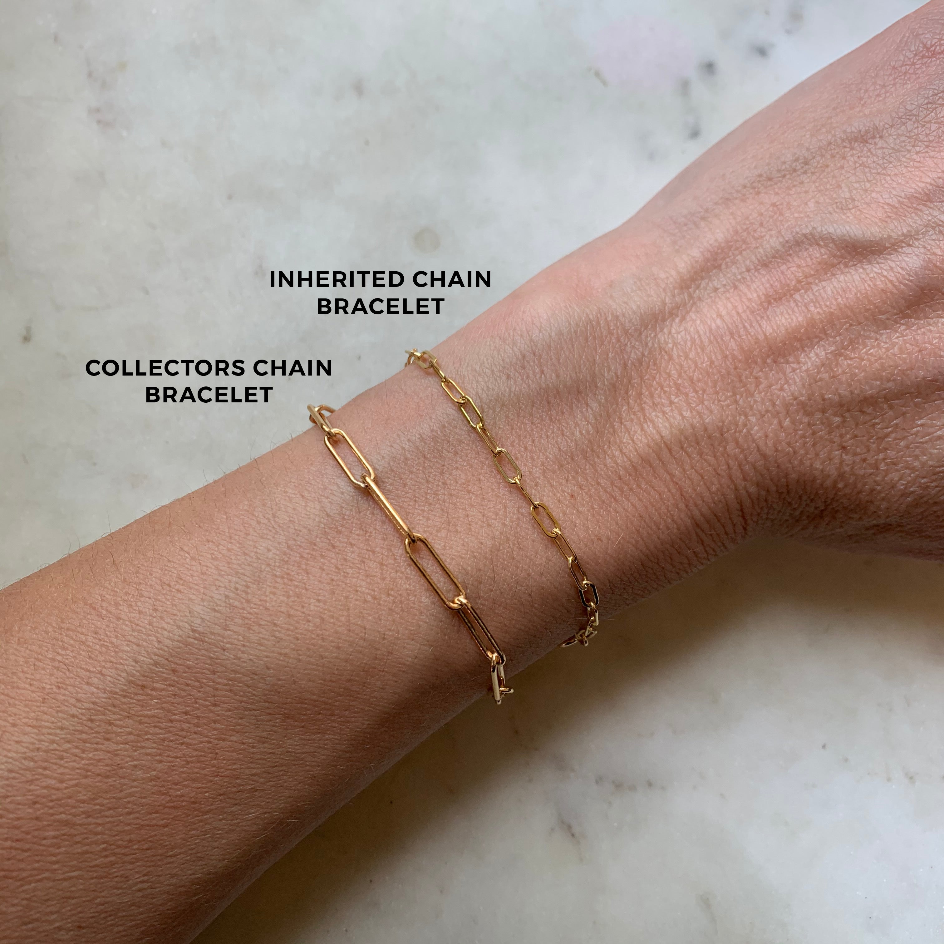 Gold-Filled and Silver Collectors Chain Charm Bracelet | MIMOSA