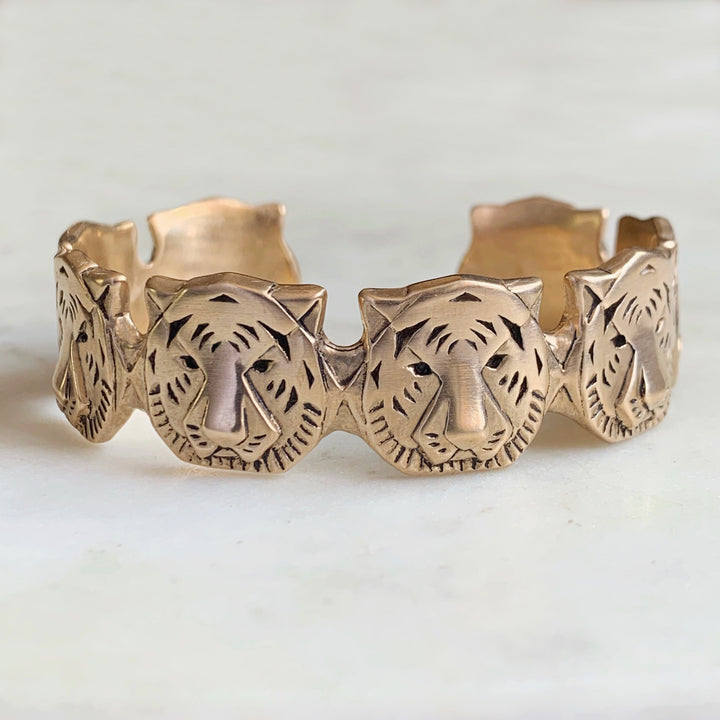 TIGER CUFF BRACELET - MIMOSA Handcrafted Jewelry