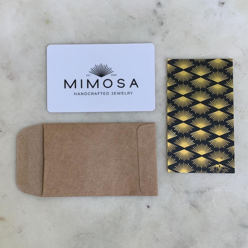 MIMOSA Handcrafted Gift Card