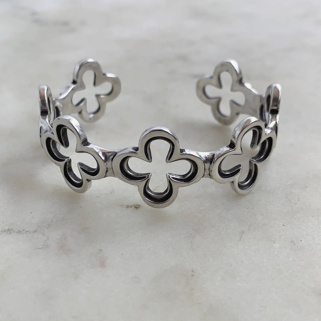 Adjustable Four Leaf Clover Bracelet - Bracelet Gift For Birthday Mothers  Day Valentines Day