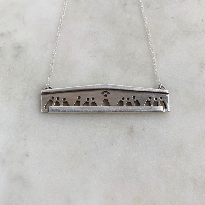 LAST SUPPER BAR NECKLACE