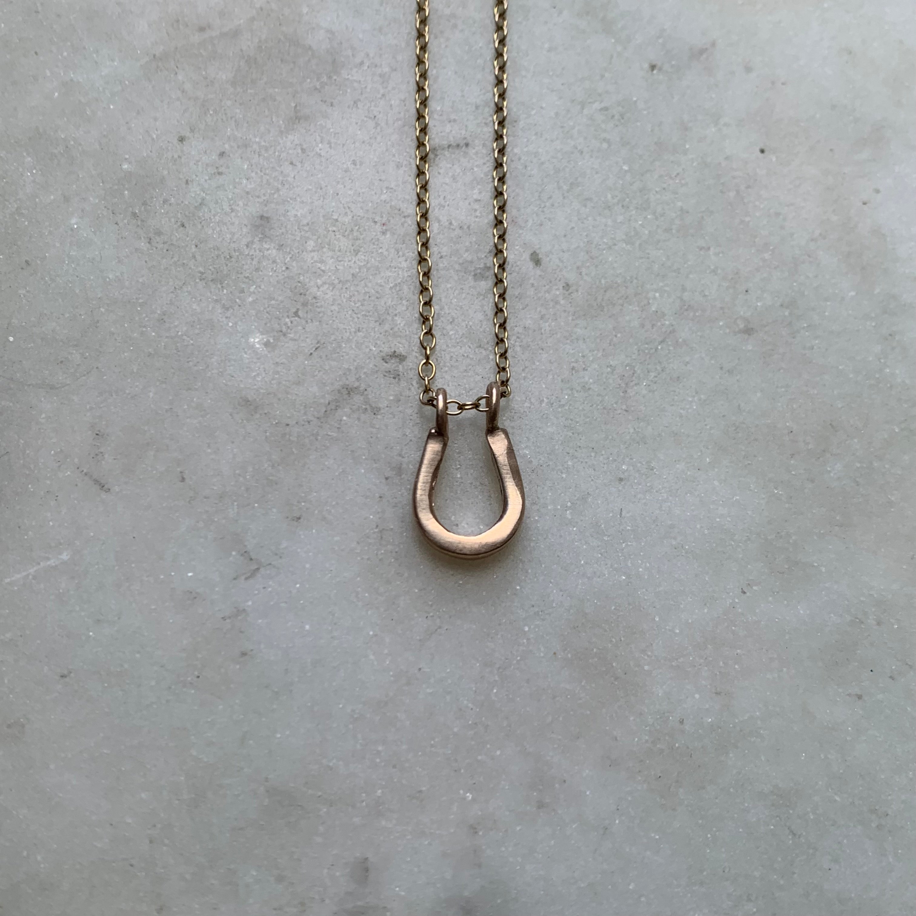 HORSESHOE PENDANT | MIMOSA Handcrafted