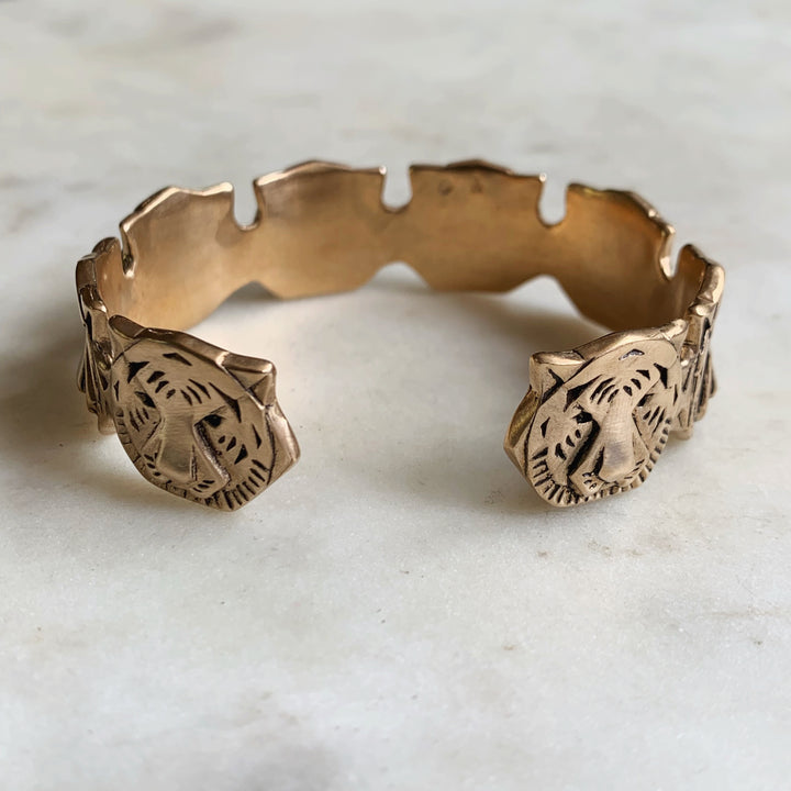 TIGER CUFF BRACELET - MIMOSA Handcrafted Jewelry