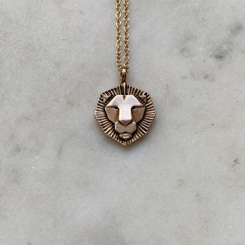 LION PENDANTS — SMALL & LARGE - MIMOSA Handcrafted Jewelry